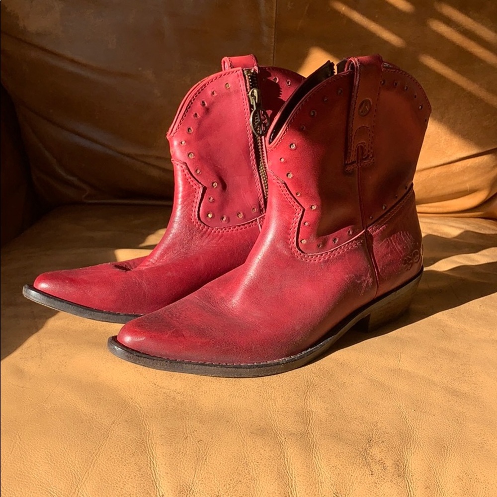 Lucky Brand Red Boots